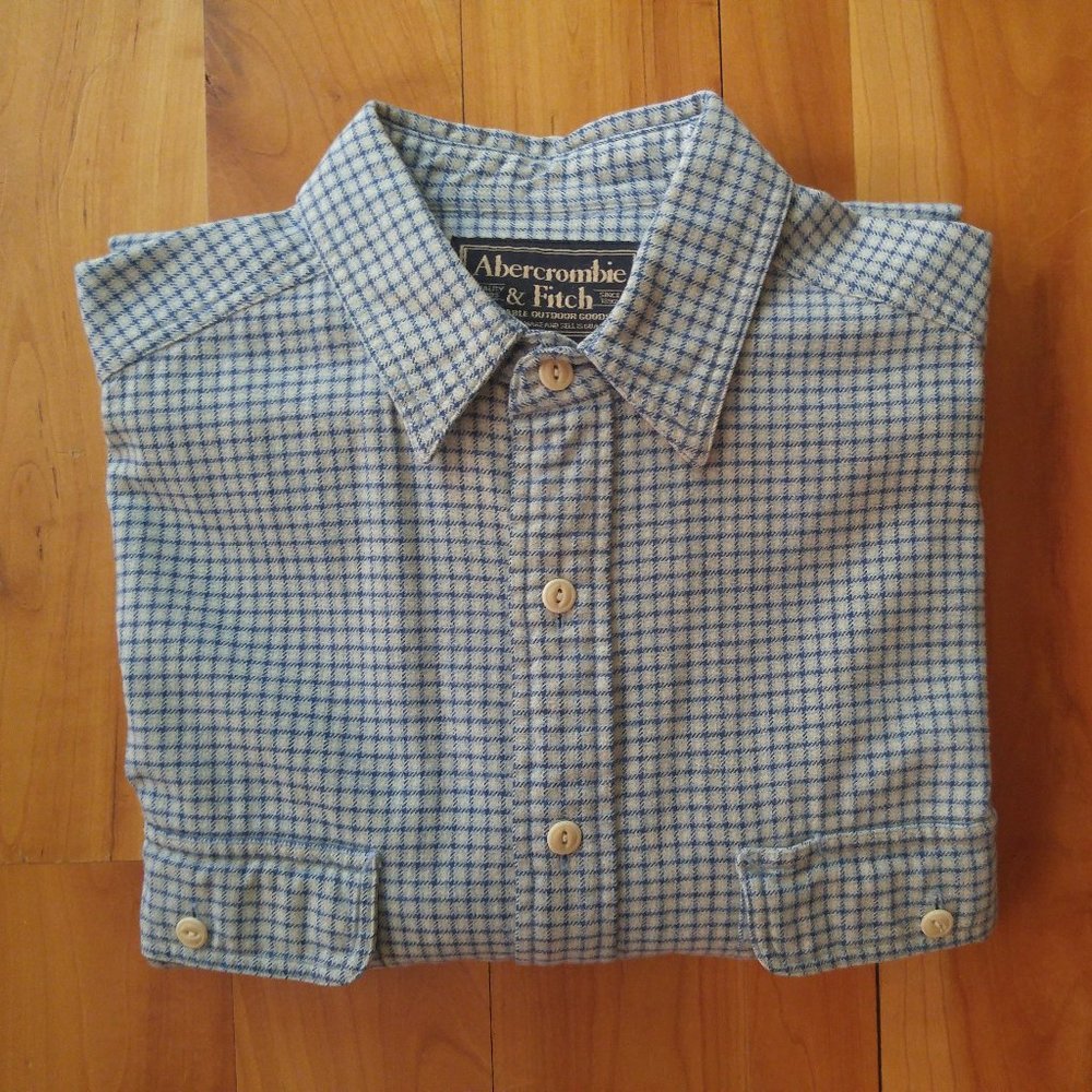 Abercrombie & Fitch Men's Long-Sleeved Button-Down